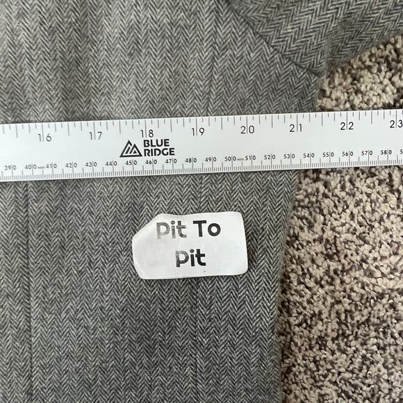 VTG Pendleton Womens 12 Old Money Academia Wool Skirt Jacket Suit Set Gray Tweed - Picture 6 of 15